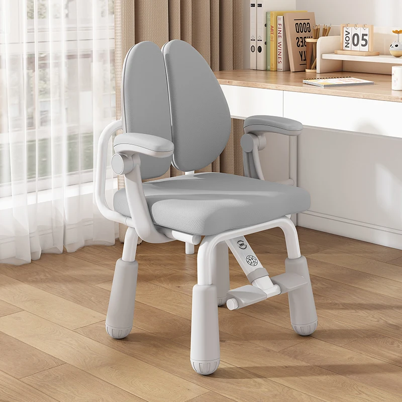 Kids Furniture Chair Comfortable Child Room Childrens Children's Auxiliary High Table Growing Chairs Fauteuil Pour Enfants Stool