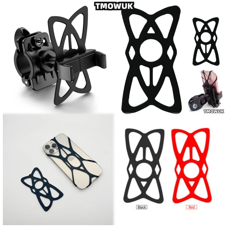 

Adjustable Rubber Phone Clamp With Silicone Padding For IPhone Samsung Huawei Xiaomi OPPO Vivo Car Dashboard