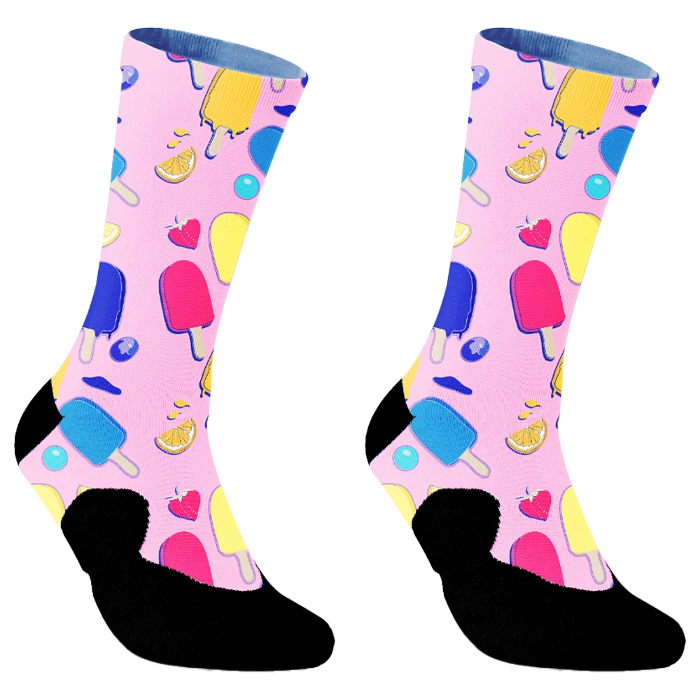 Chaussettes de cyclisme pour femmes et hommes, bas graphiques, accessoires de dessin animé pour femmes, Merch