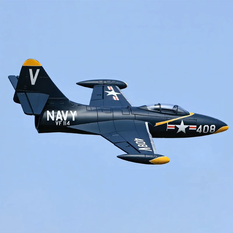 Freewing 64mm EDF Jet F9F Panther RC model plane Flight Line Remote Control Airplane Hobby Aircraft Foam Model Plane