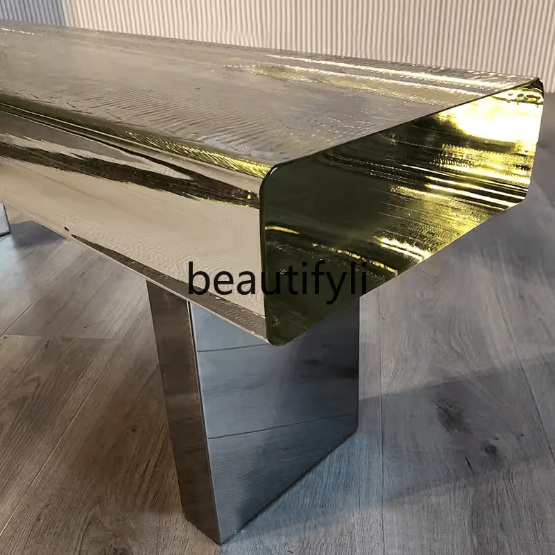 Modern simple entrance entry shoe change stool creative transparent acrylic bench household living room dining chair