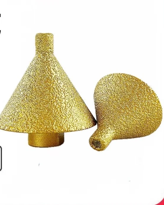 

Chamfering machine ceramic tile marble quartz stone drilling and expanding bit stone conical umbrella shaped grinding head