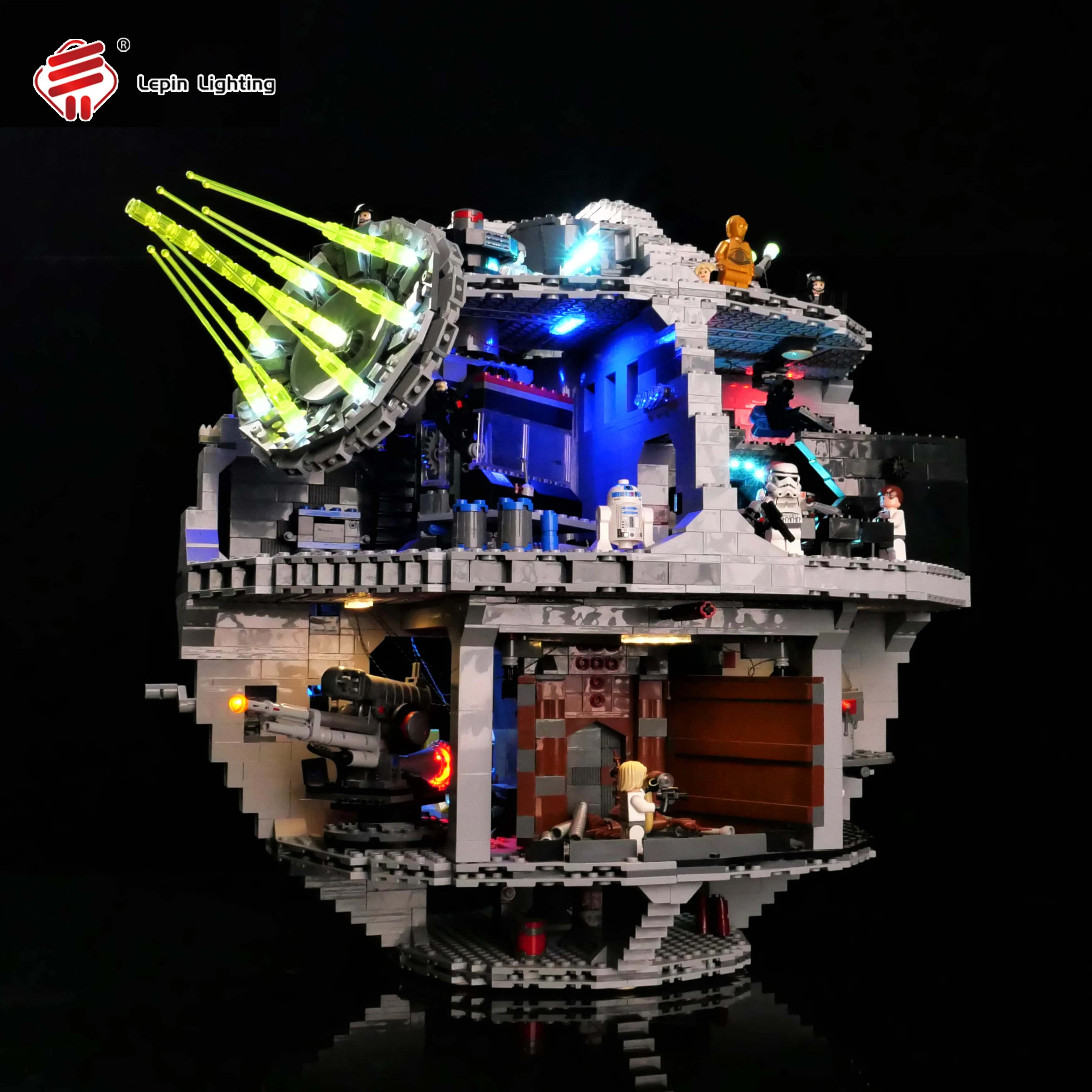 

LED Lighting Kit Compatible with 75159 Galaxy Battle Station Building Blocks Model Decorative Light Set for Display (Light Only)
