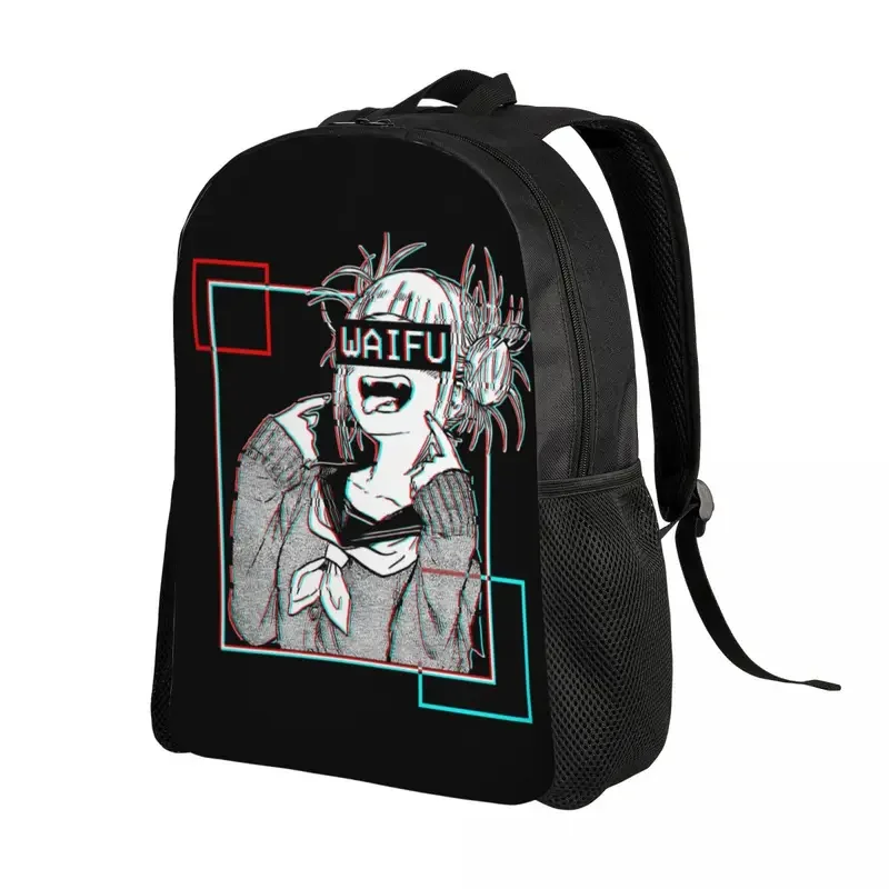 Personalized Toga Himiko Glitch Backpacks Women Men Casual Bookbag for School College My Hero Academia Bags