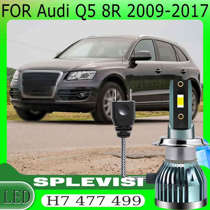 

100% Plug-and-Play Clear Illumination LED Headlight Conversion Kit For Audi Q5 8R 2009 2010 2011 2012 2013 2014 2015 2016 2017