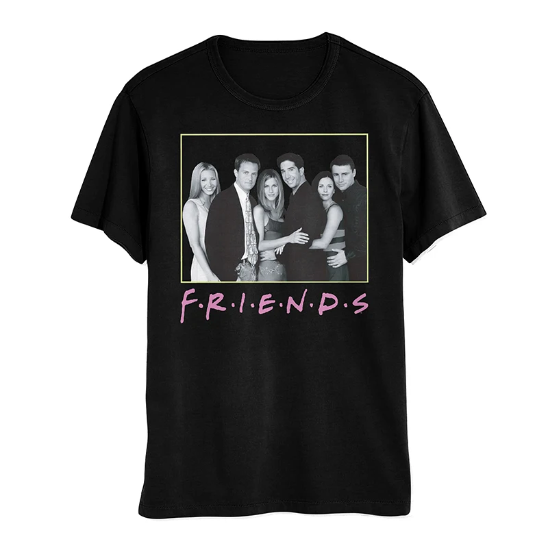 Friends TV Series Printed Cotton T-Shirts Men Women Fashion Streetwear Short Sleeve T Shirt Harajuku Unisex Tees Tops Clothing