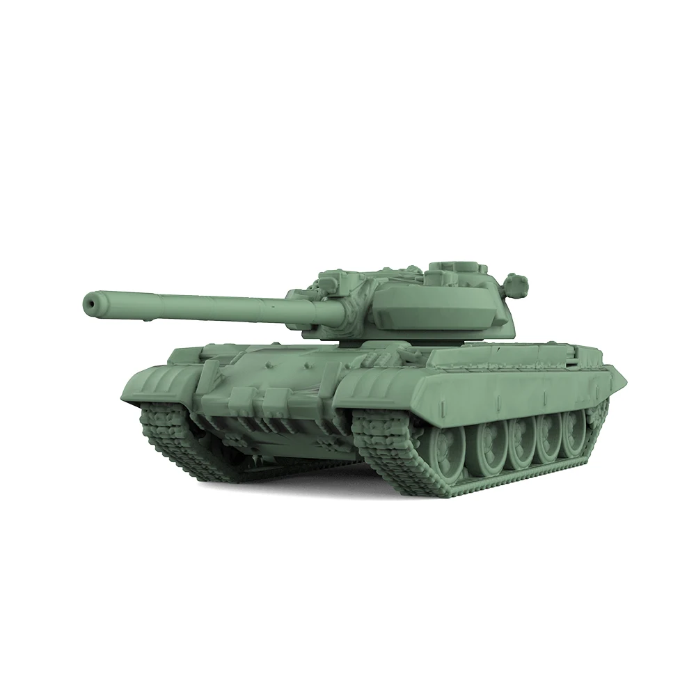 

1/220 1/160 1/87 SSMODEL SS889 Railway Military Model Kit Soviet T-55AM-1 Main Battle Tank