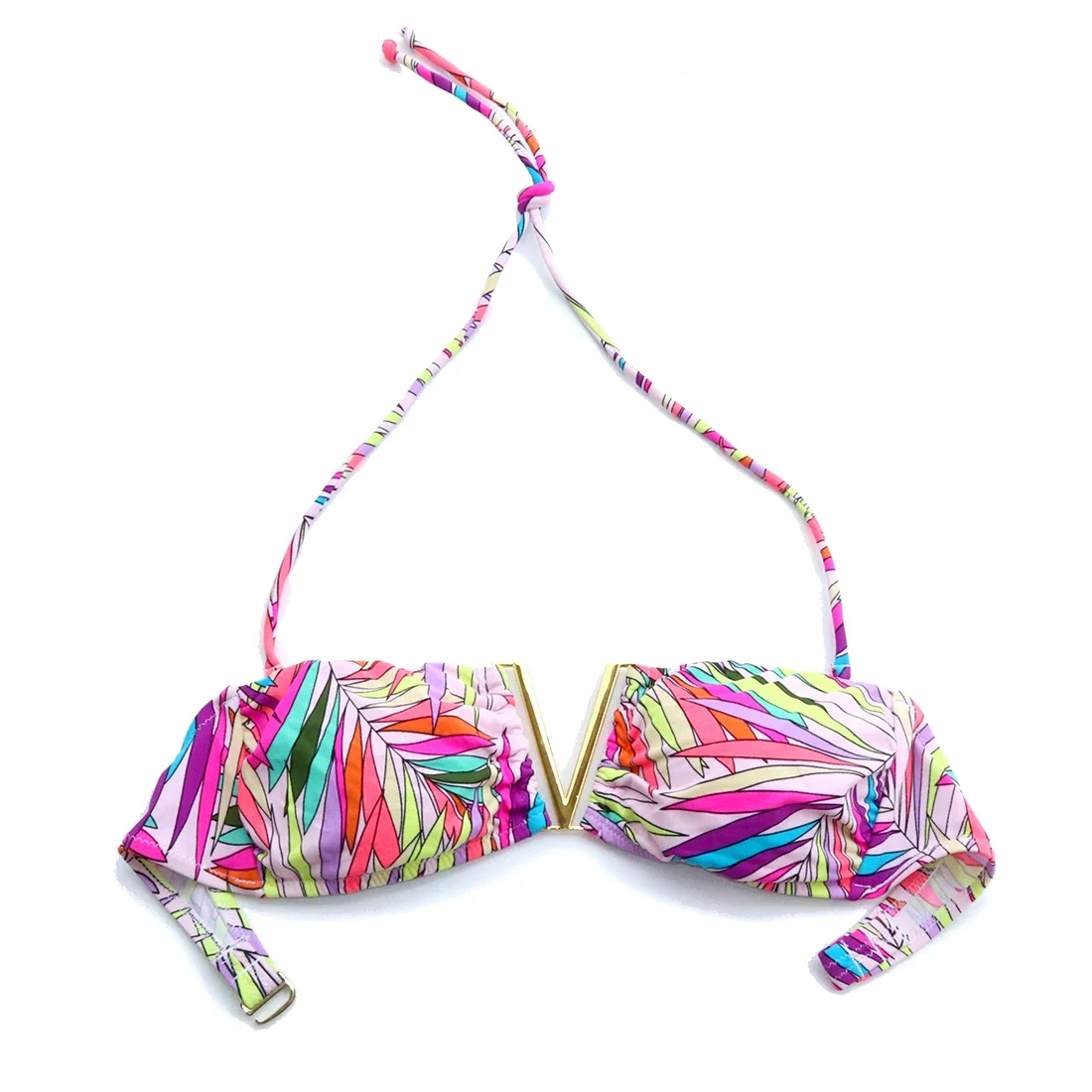 Women Swimsuit Bikinis Biquini Printing Pink Flower Bikini Set flouncing Brazilian Girl Swimwear Bathing Suit Maillot De Bain