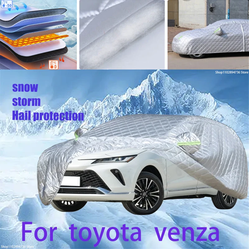 

For toyota venza Outdoor Cotton Thickened Awning For Car Anti Hail Protection Snow Covers Sunshade Waterproof Dustproof