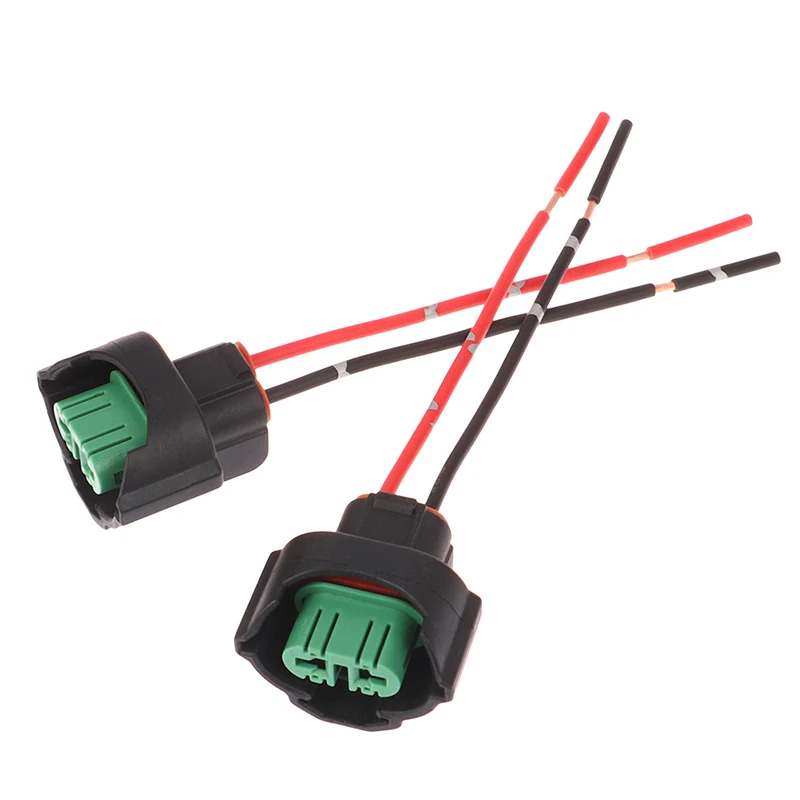 2Pcs H11 Female Connector Adapter Wiring Harness Socket Car Cable Plug Adapter for Foglight Head Light