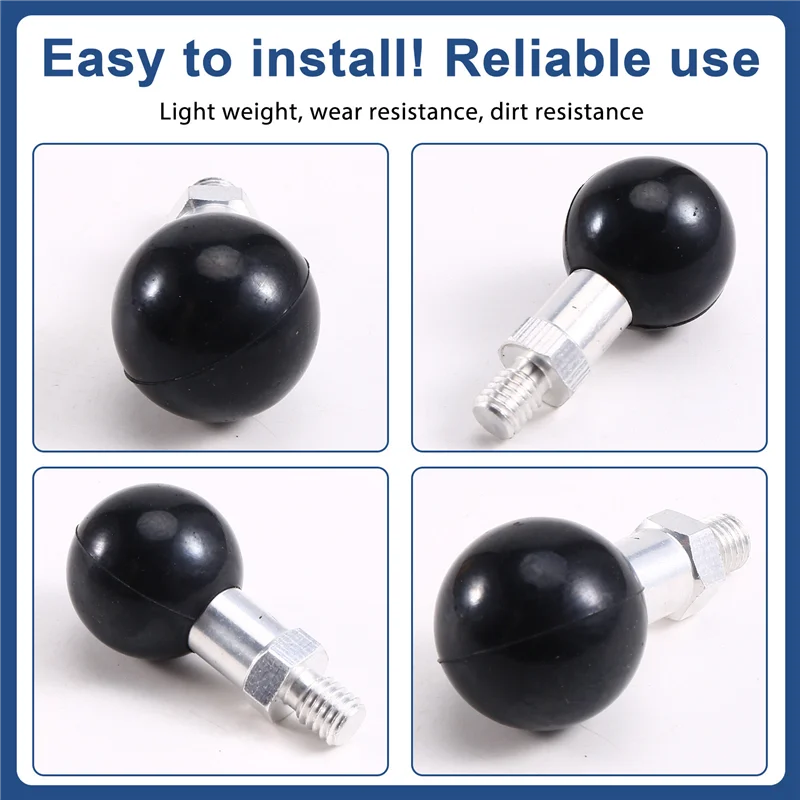 

A20K-25Mm M8 Male Thread Mount Mounts Mirror Seat Ball M8 Screw Motorcycle Handlebar Base Bolt For Motorcycle Mount