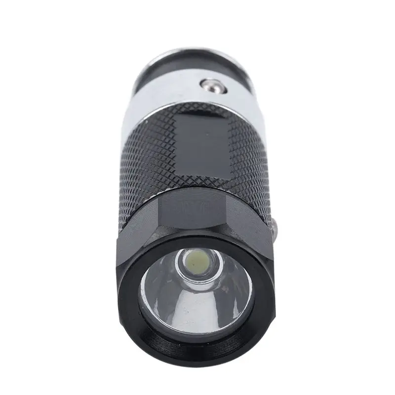 RMWIN-4Pcs Mini Led Flashlights Car Cigarette Lighter Led Rechargeable Flashlight