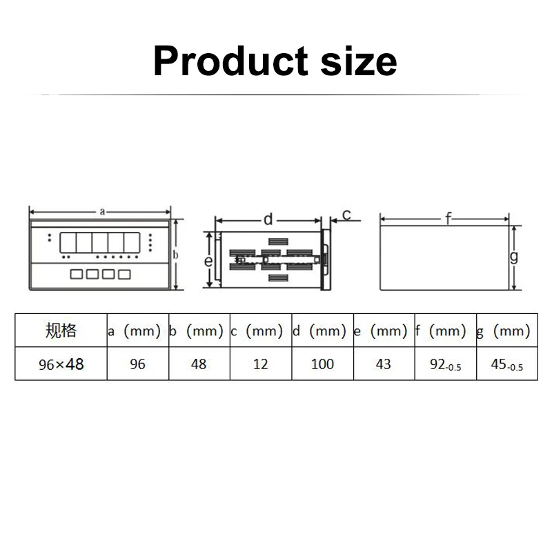 Imagem -06 - tipo Load Cell Pesando Sensor Peso Sensor Load Cell Load Cell Indicator Display 30kg 50kg 100kg 200kg 300kg 500kg 800kg 1t s