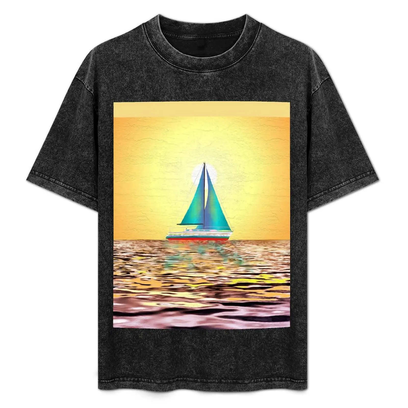 

Sailing Away T-Shirt Lightweight Print T-Shirt