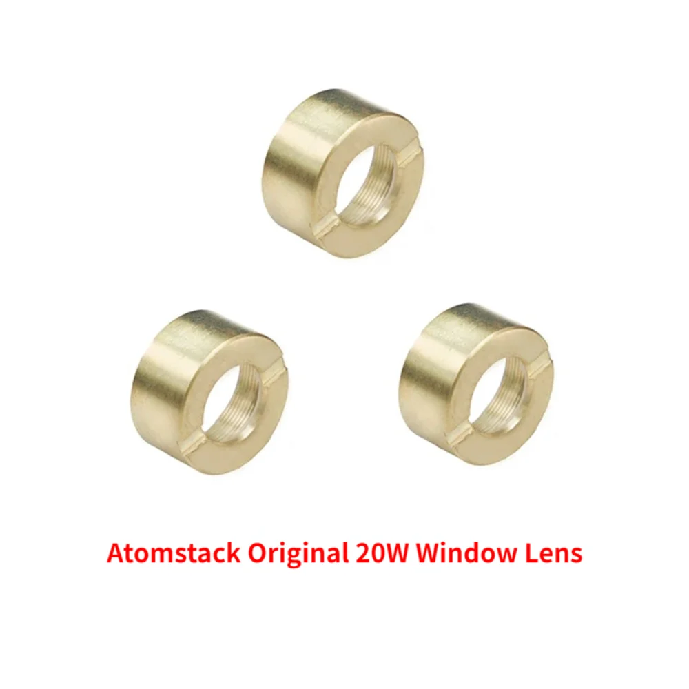 3 in 1 Atomstack Original Window Lens For X20 S20 A20 X7 A10 S10 Pro Laser Engraver M100 M50 Module Replacement Lens Component