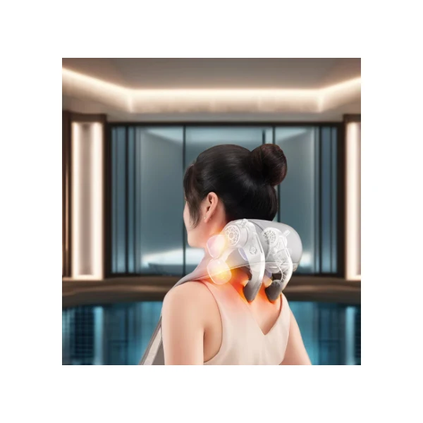 

Handheld Neck and Shoulder with Heating Feature Body Relaxation Massager Belt