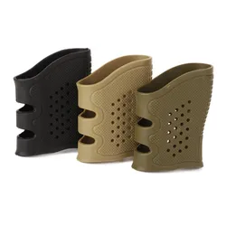 Tactical Pistol Rubber Grip Sleeve Non-Slip Glock 17 AR15 M4 AK-47 SIG Sauer P09 Hunting