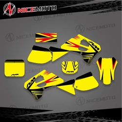 NICEMOT For Suzuki RM 125 250 RM125 RM250 1993- 1995 Graphics Background Decals Stickers Motorcycle Protector Stickers Custom