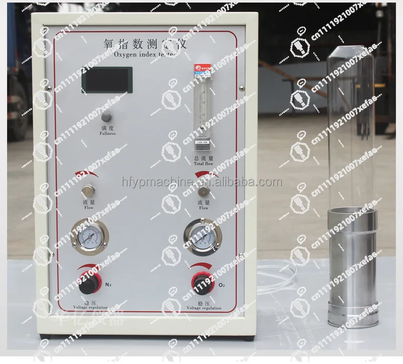 Plastics Rubber Fibers Textiles Digital Display Oxygen Index Tester LOI Oxygen Restriction Analyzer