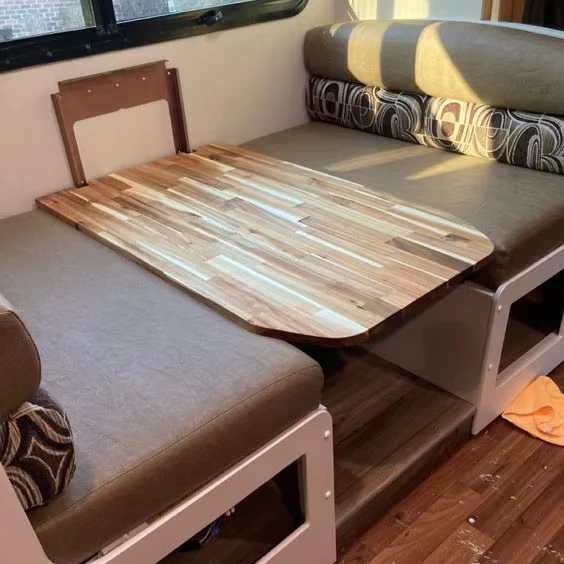 

Customized RV Lift Table Aluminum Honeycomb Sheet Material Camper Aluminum Furniture Trailer RV Accessories