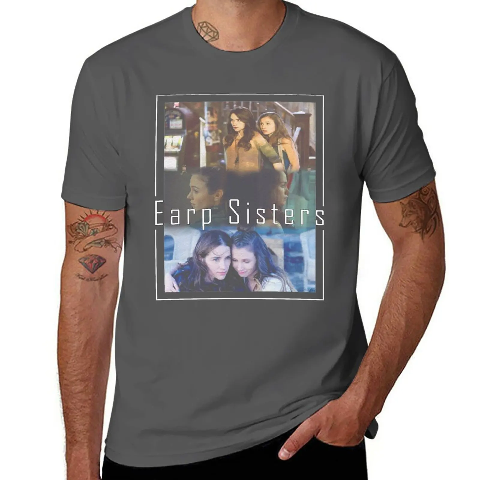 New Earp Sisters T-Shirt graphic t shirt vintage clothes Men's t-shirts