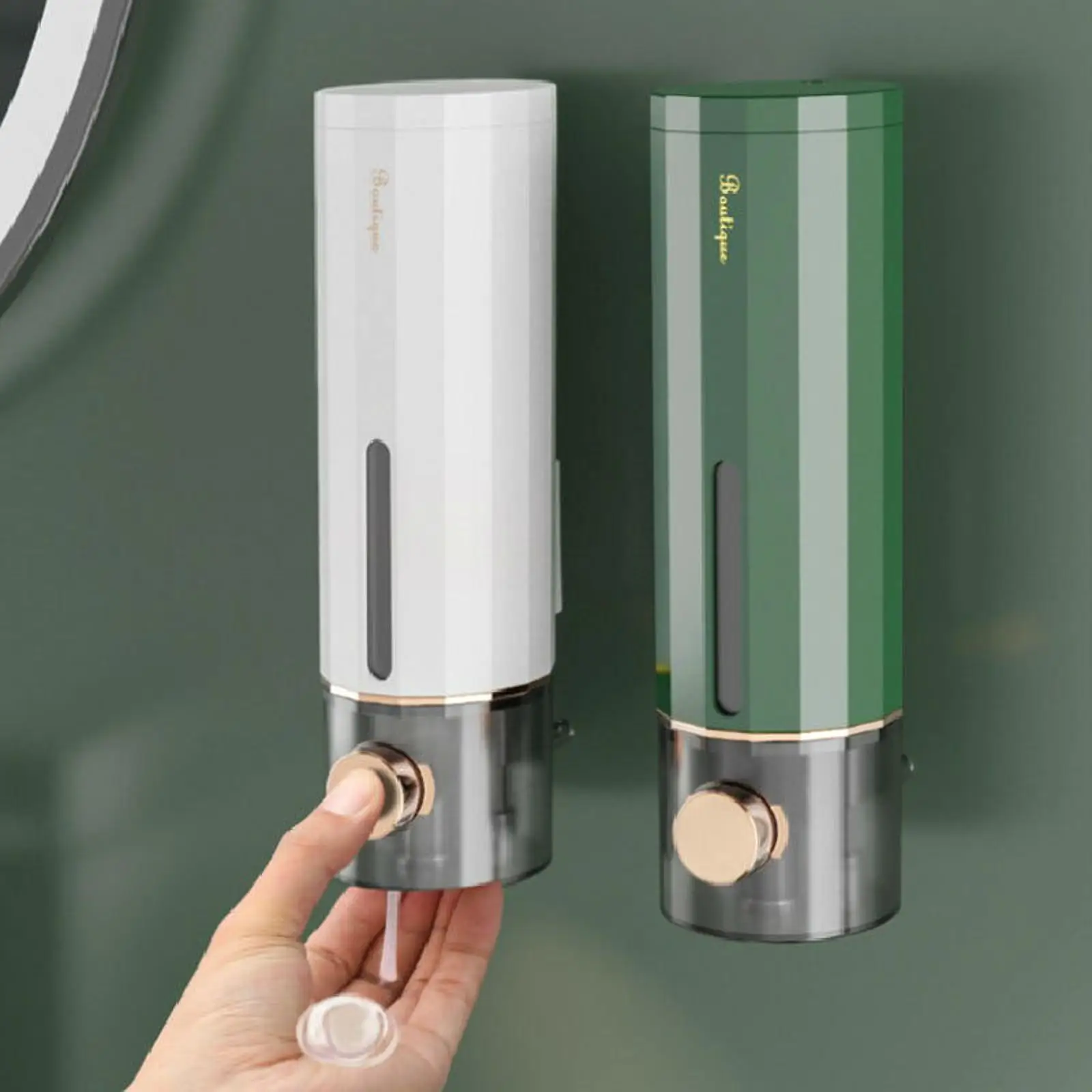 Soap Dispenser Hand Wash Soap Dispenser Wall Mount 450ml Press Type No Drill