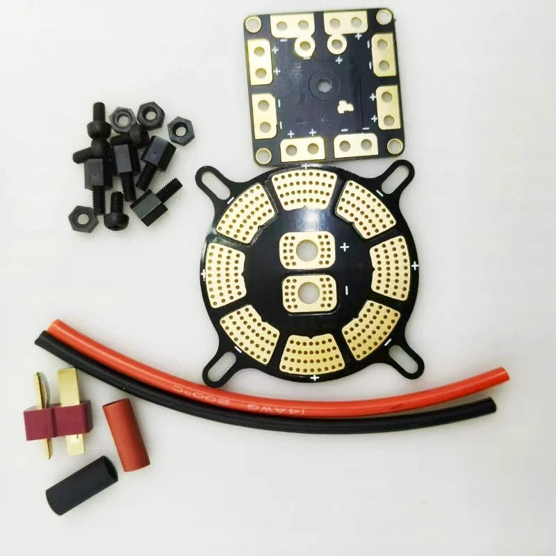 High Current 200A / 80A Power Distribution Board Wiring PDB 7 Oz For 8 ESC DIY Agriculture Plant Drone Rc Drone