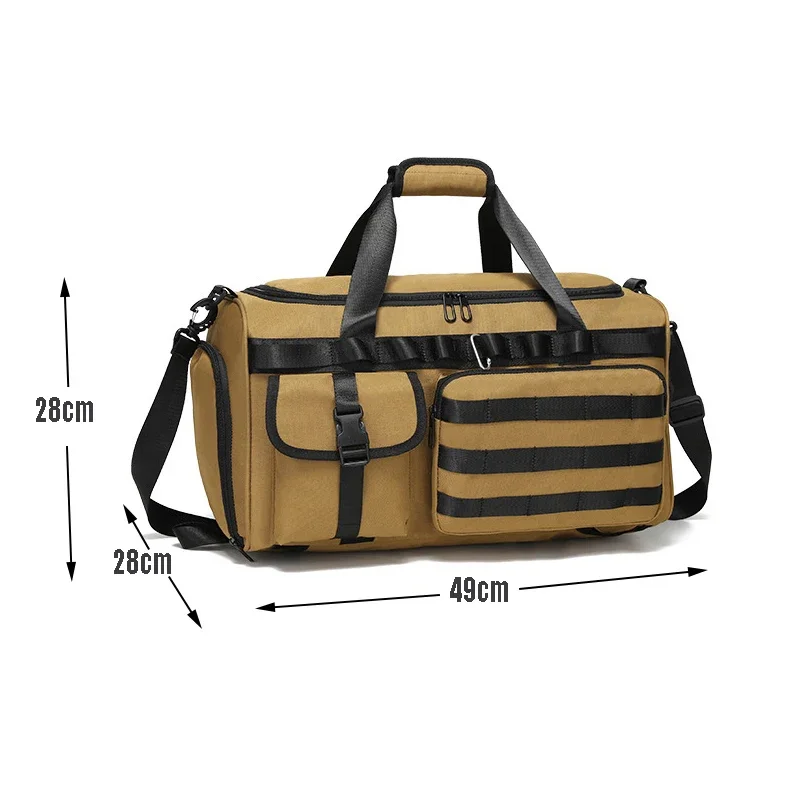 Imagem -06 - Mochila de Viagem Tática para Homens Bolsa de Treinamento Militar com Sapato Bolsas de Basquete Weekender Bolsa de Ginástica Esportiva 40l