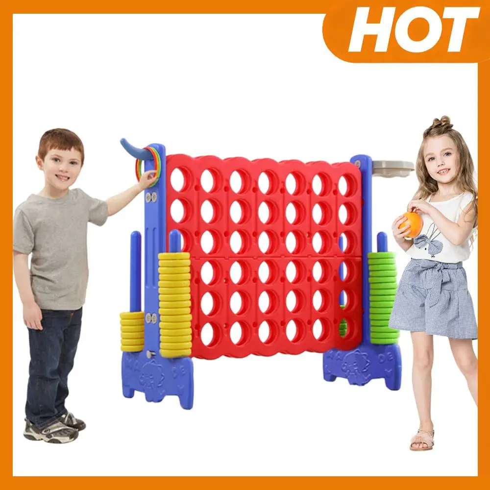 

Giant 4 in A Row Game 34.65x33.07in Jumbo 4-to-Score Yard Game Large 4-to-Score Connect Game Set for Indoor/ Outdoor Fun