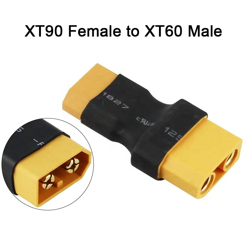 10PCS Amass XT90 To XT60 Converter Connector Plastic Plug Adapter Female Male For RC Lipo Battery Drone Model Accessories