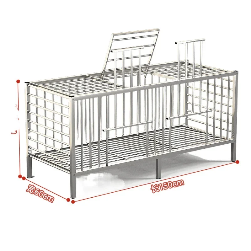 

Stainless steel cage is sturdy and stable
