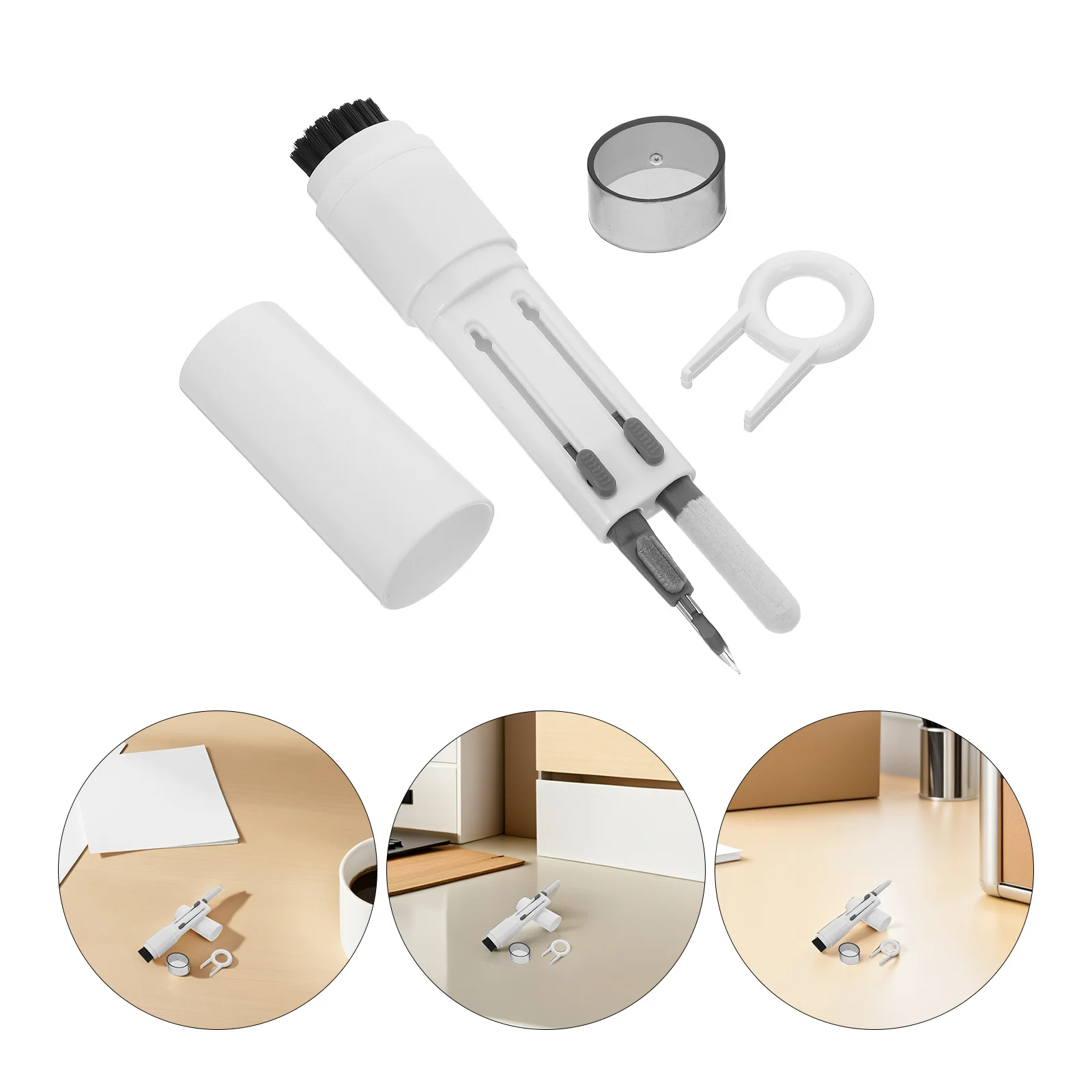 

Electronic Cleaner Kit 6-in-1 Multi-Function Portable Pen for Earbud Keyboard Laptop Phone Screen Dust Cleaning