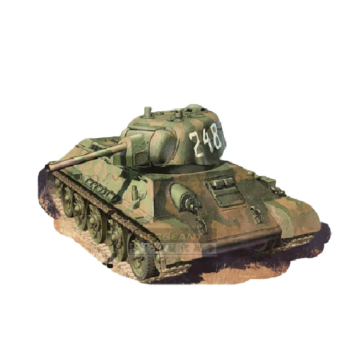 

DRAGON 6401 1/35 Scale WW.II Soviet Army T-34/76 Mod.1942 Formochka Assemble Plastic Model Kit