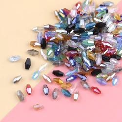 Exquisite Austrian double cone color crystal beads 3 x 6 mm/100 crystal cone beads jewelry DIY bracelet necklace accessories