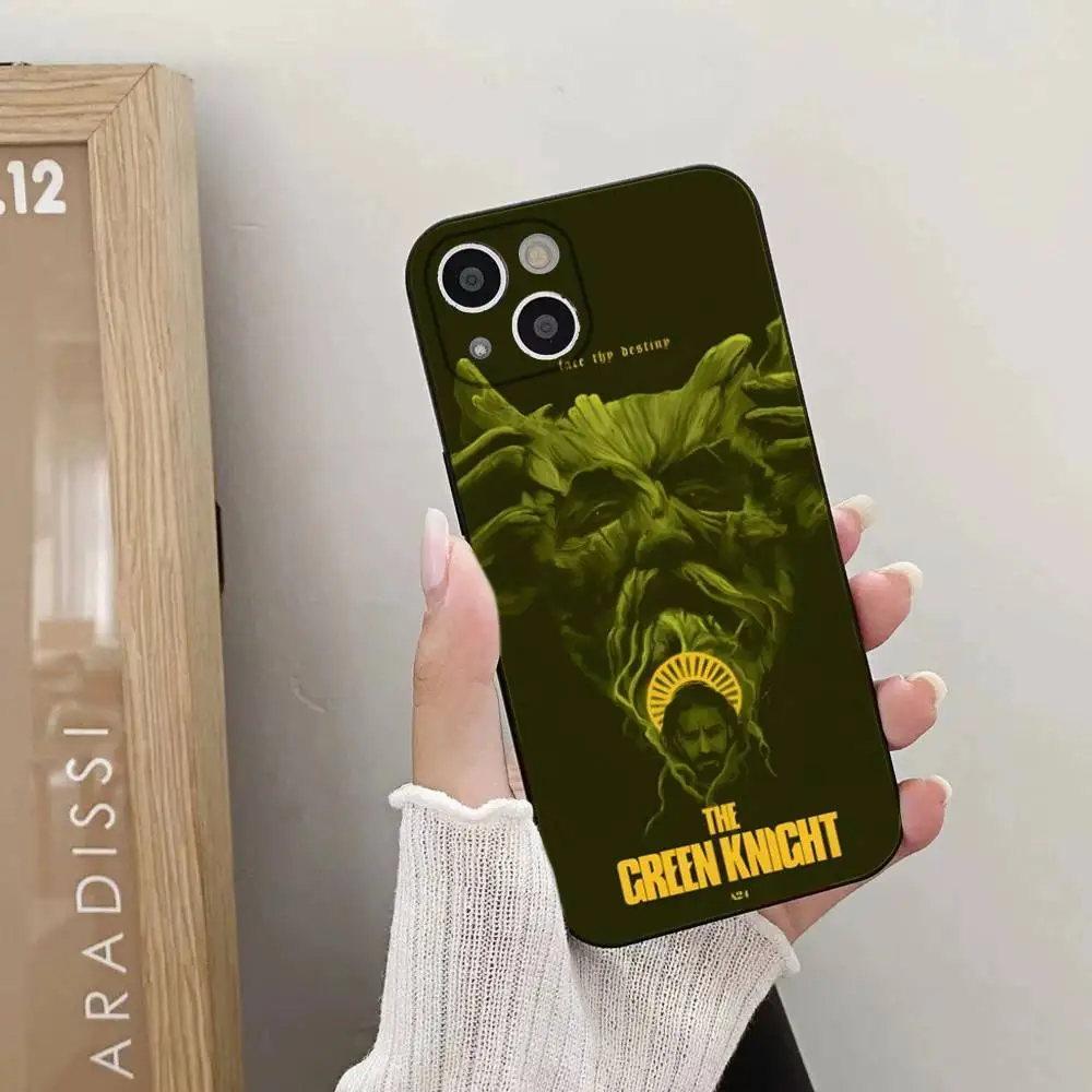 حافظة هاتف Film The G-Green Knight لهاتف iPhone 17,16,15,14,13,12,11 Plus, Pro,Max,Air,XR,XS,X,7,8 SE,Mini Silicone Soft #5