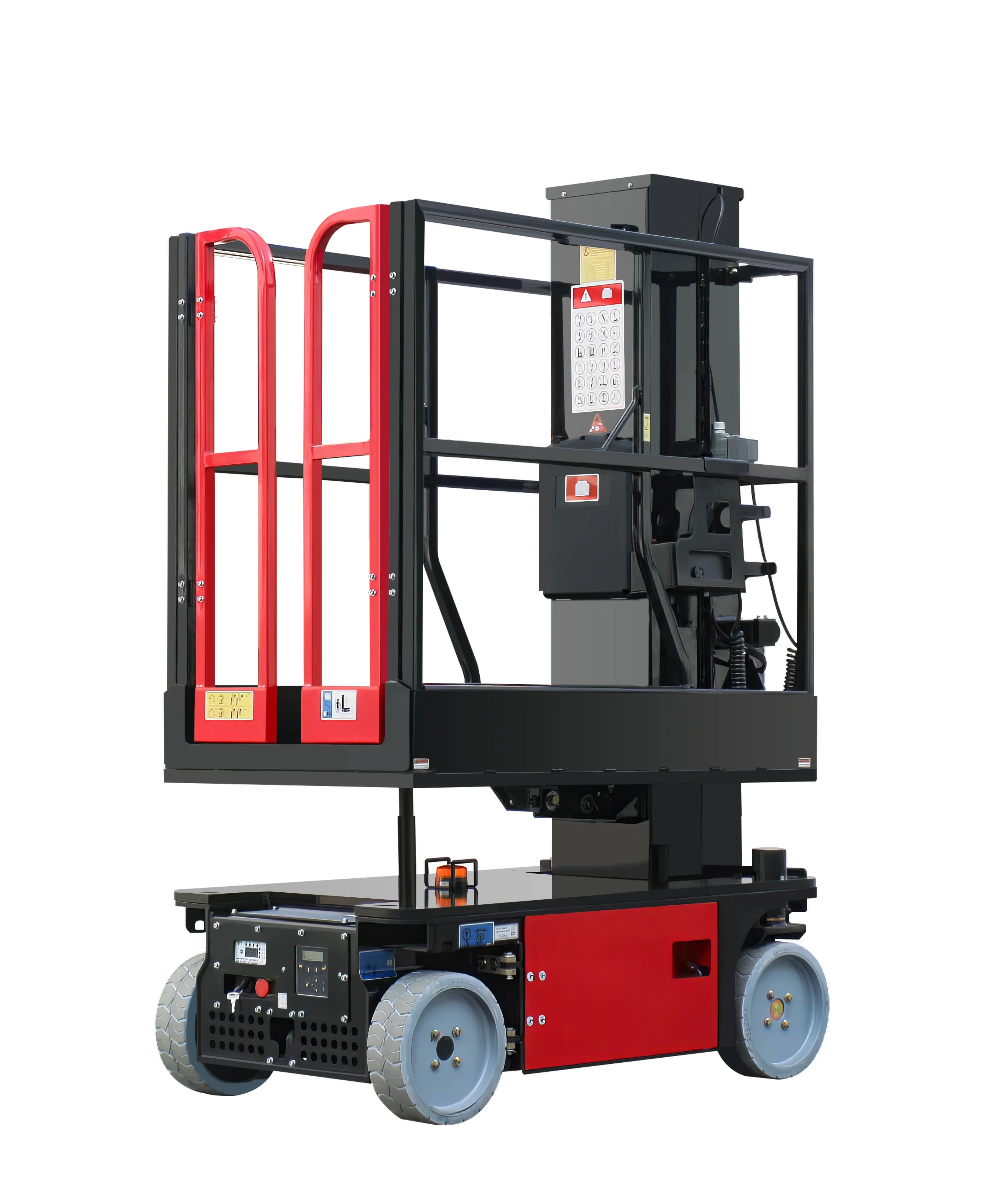 High Quality 10M Single Mast Man Lift Table Aerial Work Platform Portable Man Lift