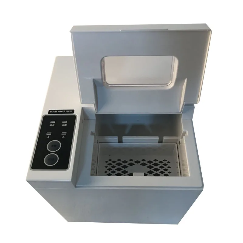 เครื่องทำน้ำแข็งไฟฟ้า15กก./24ชม. เครื่องทำน้ำแข็งก้อนทรงกระสุนเคาน์เตอร์สำหรับร้านค้าชานมขนาดเล็กเชิงพาณิชย์220V