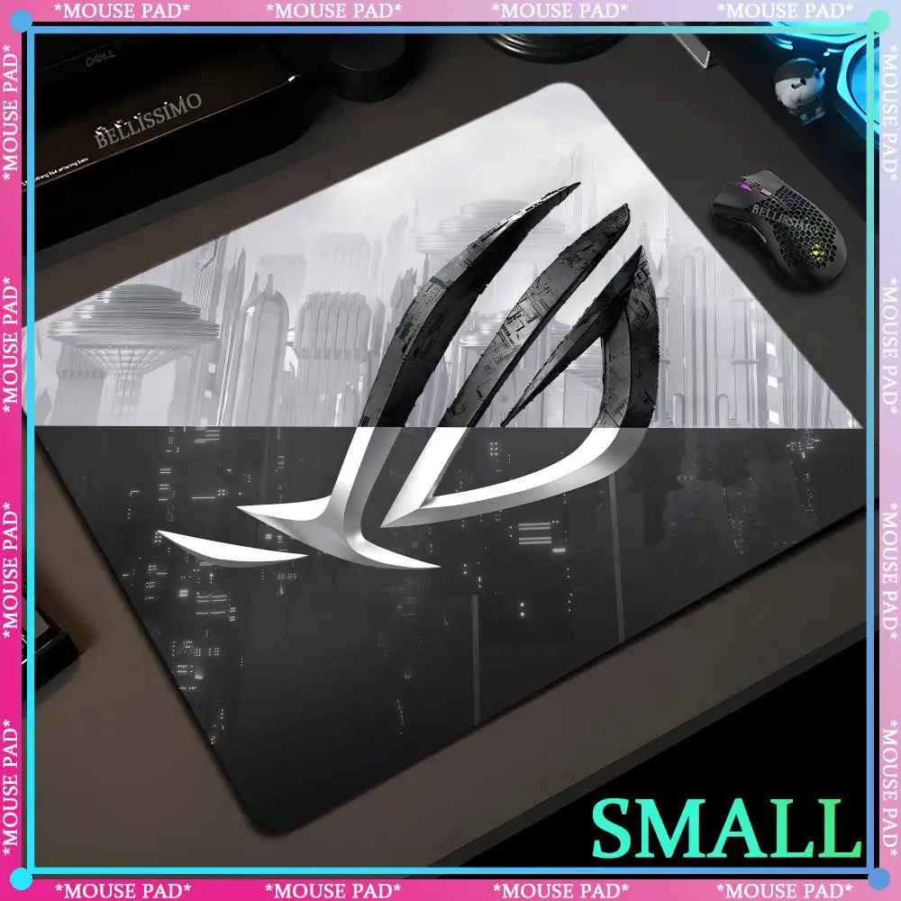 Small A_Asus Rog gaming keyboard pad e-sports office accessories computer game player accessories desk mat lock edge mouse pad