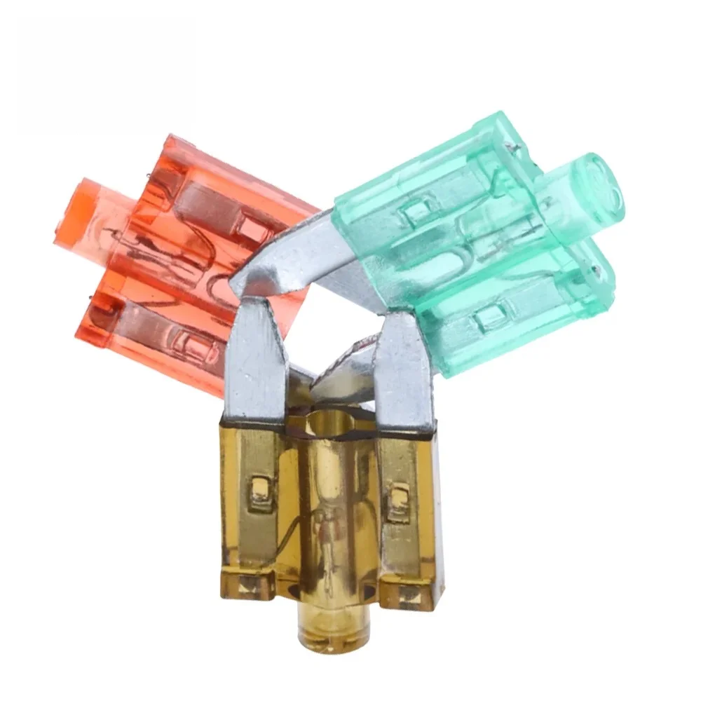 10PCS Small Size Automotive Fuse With Indicator Light Pilot Lamp Medium Fuse With Fusing Indication 5A/7.5A/10A/15A/20A/25A/30A