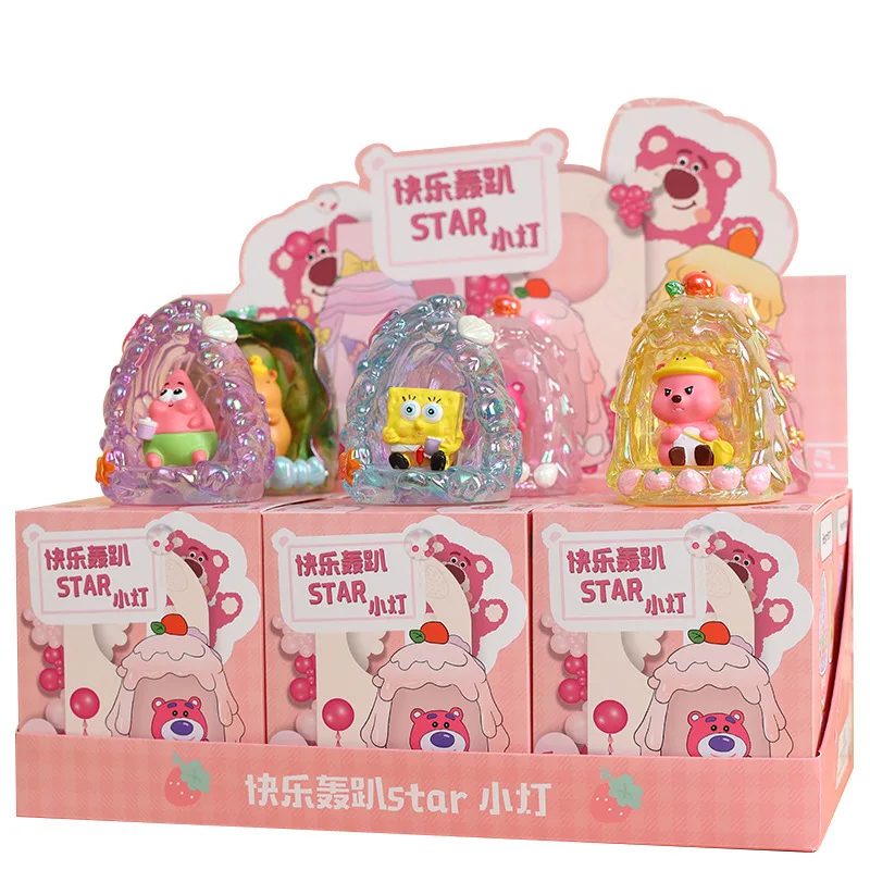 Nieuwe Sanrio Schattige En Gelukkige Partij Ster Kleine Lamp Blinde Doos Kinderen Trendy Spelen Handgemaakte Desktop Decoratie Speelgoed Cadeau