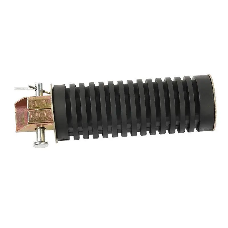 Riding Trip Rear Motorbike Footrest Pedals 1/2Pcs Non-slip Rubber Foot Pegs for CG125 Motorcycle Replacement Accessory