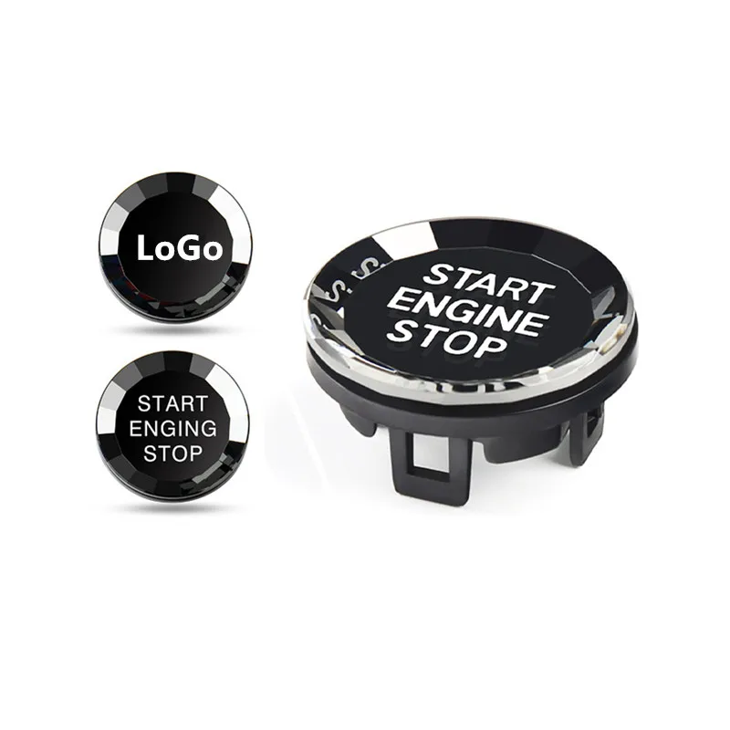 Car Push Start Button Crystal Start Button Car Ignition Buttons For BMW i3 i4 ix3 G28 G08 2022 2023 2024 Auto Accessories