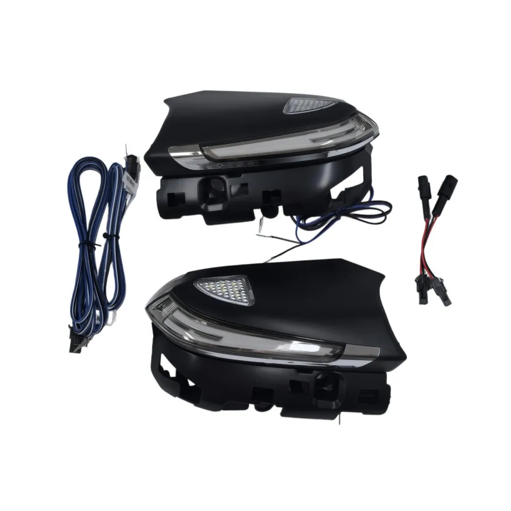 July King LED Rear-view Mirror Light for Toyota Prius 50# 2016+ Camry 8th 9th Avalon 2018+ etc, DRL + Streamer Turn Signals DRL