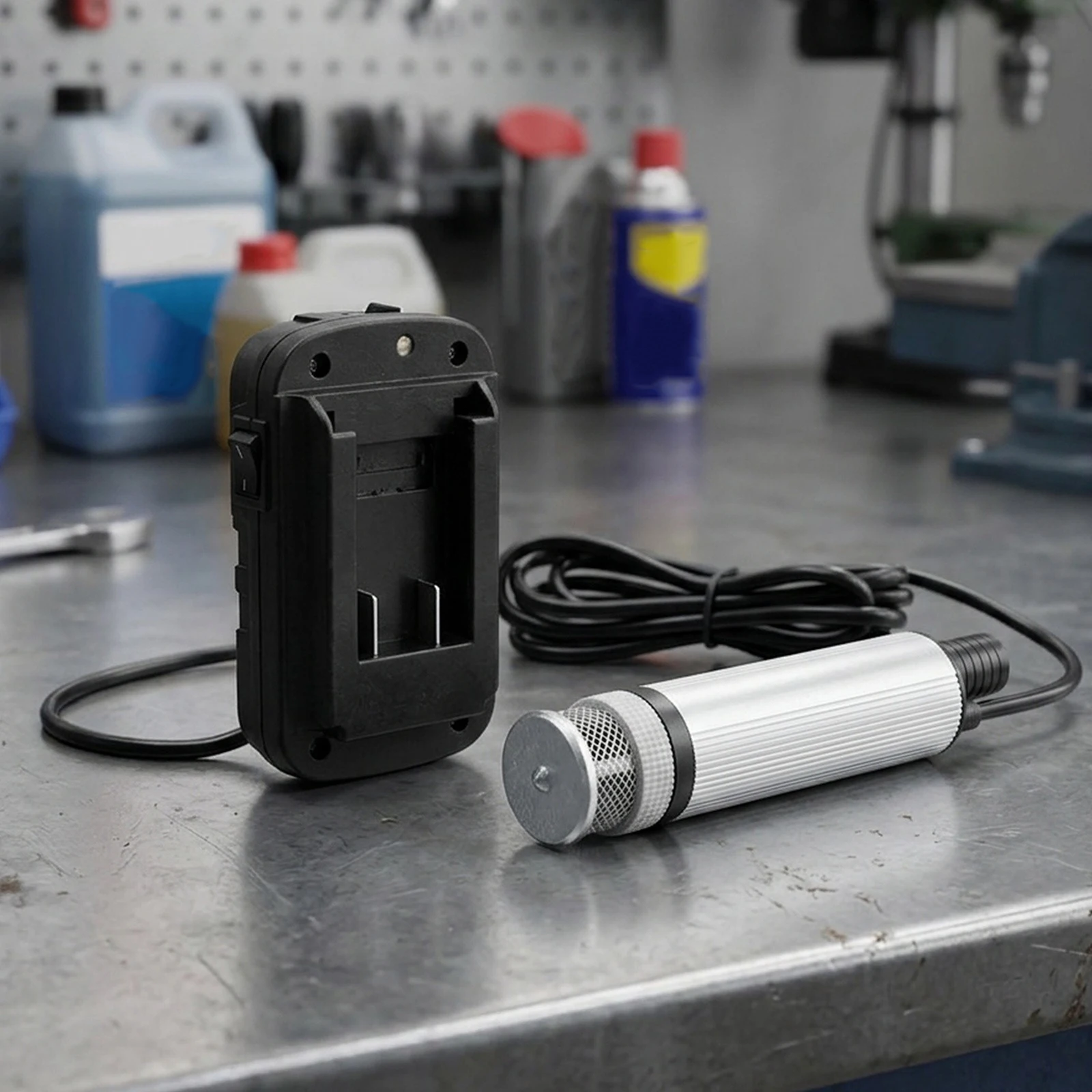 For Automotive Fluid Transfer Cordless Water Pump Compact Lightweight Design 30L min Flow Rate Aluminum Alloy Body