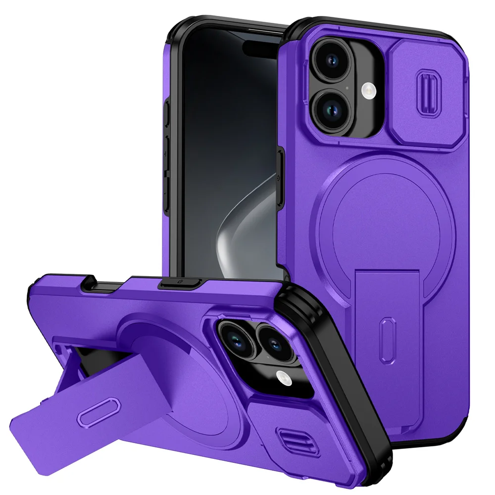 Stoßfeste, faltbare Handyhülle mit magnetischem Ständer für iPhone 18 17 16 15 14 13 12 11 Pro Max Air 16E, Vollschutz für die Kameralinse. – Detail 21