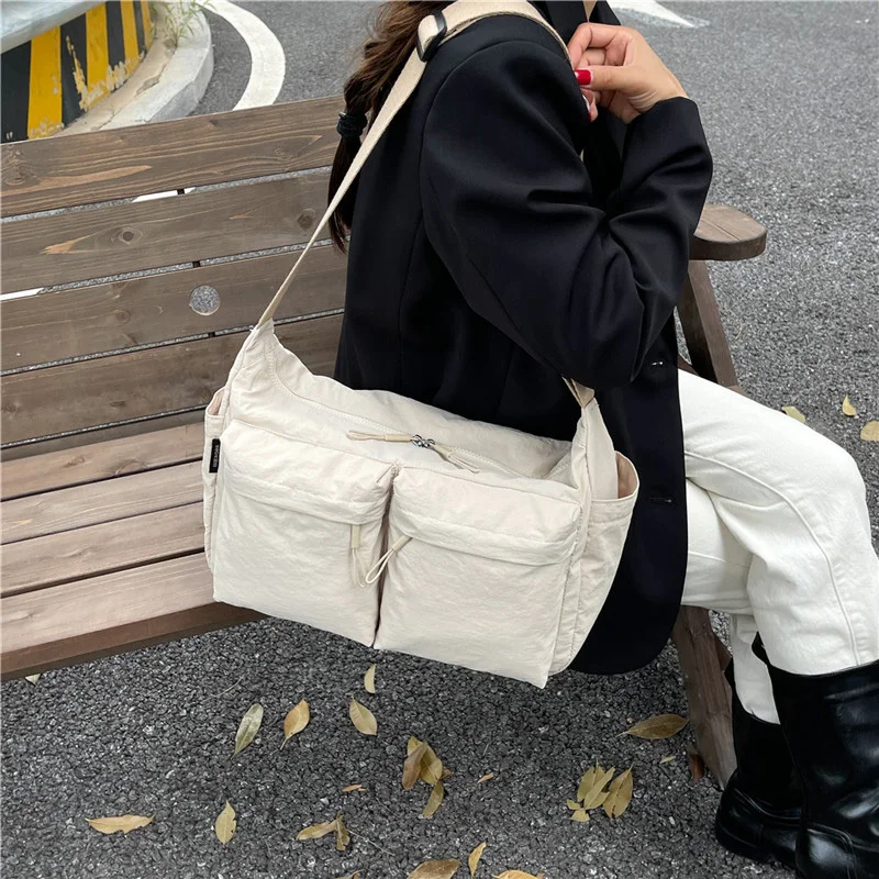 

Women's Casual Crossbody Bag Large Capacity Travel Duffel Tote Female Fitness Gym Shoulder Bag Lightweight Women Sling Backpack