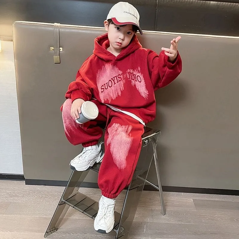 

Комплект толстовок с принтом, корейская детская одежда, одежда для детей 4–7 лет, детская одежда от 8 до 12 лет, верхняя одежда для мальчиков и мальчиков, осень-зима, детская одежда