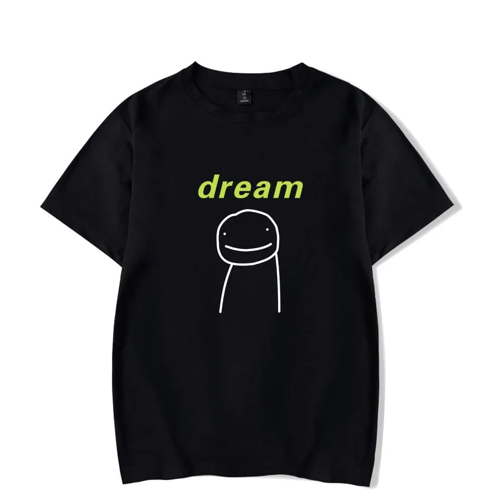 Dreamwastaken T-shirts Women Men Dream Smp Merch Graphic Tees Funny Shirts for Woman Tshirts Loose Crew Neck Harajuku Tops