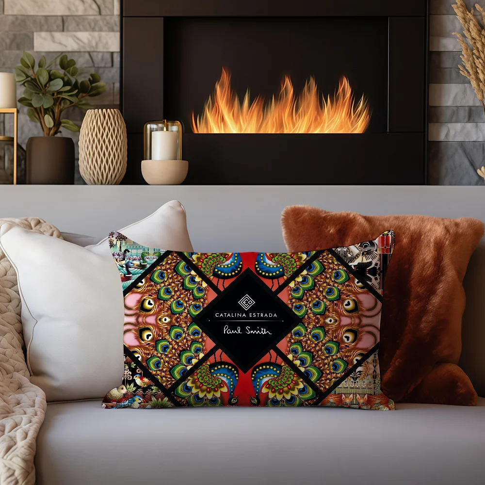 Fashion P-pauls S-smiths-s Q D cushion cover Sofa living Room Office Rectangle Pillow Home Coffee Shop Bedding Hit product