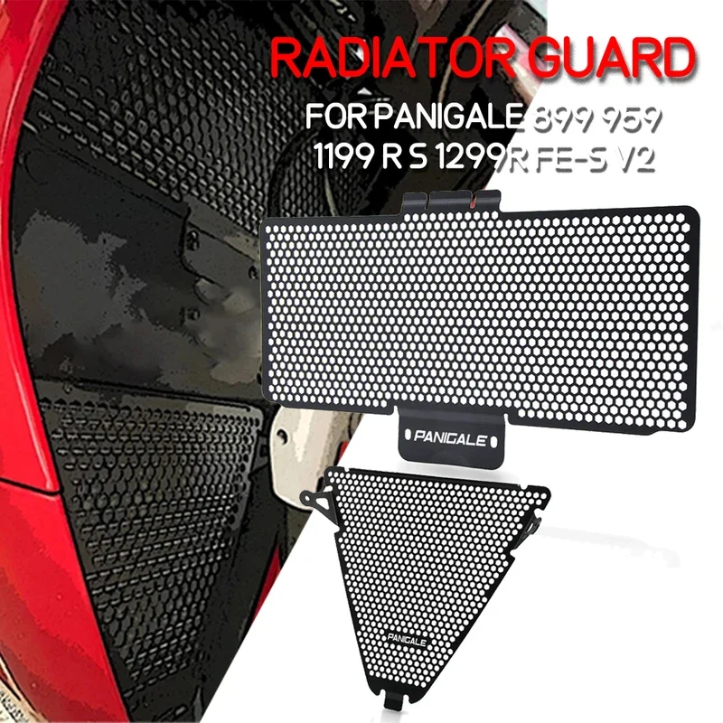 

Motorcycle Radiator Guard Grille Cover Cooler Protector Accessories For Ducati Panigale 899 959 1199 R S 1299 R FE/S Panigale V2
